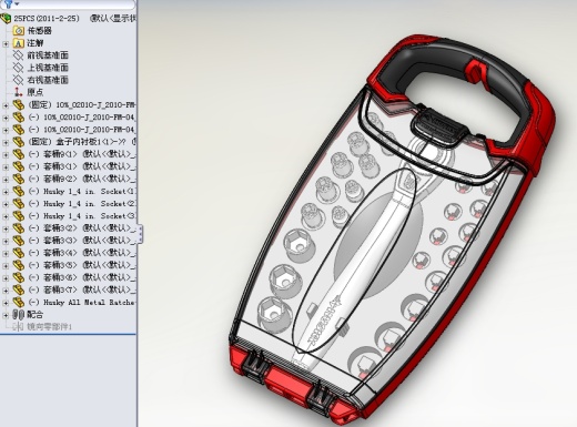 25PCS塑料工具盒套装缩略图